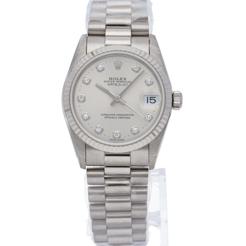 Rolex Datejust Boys Watch 10P Diamond