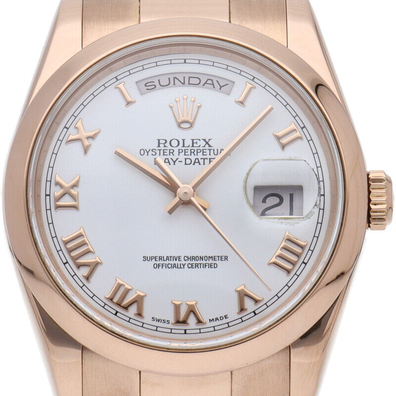 Rolex Day-Date 36 Watch 18K Pink Gold