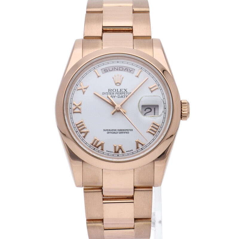 Rolex Day-Date 36 Watch 18K Pink Gold