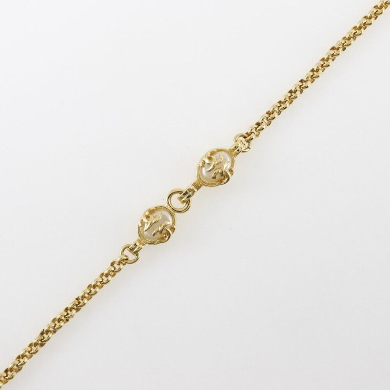 Chanel Necklace Plated Gold/Fake Pearl