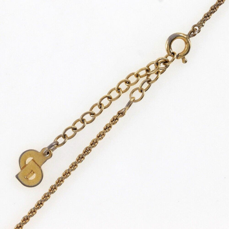 Dior Necklace Plated Gold 6.7G Women