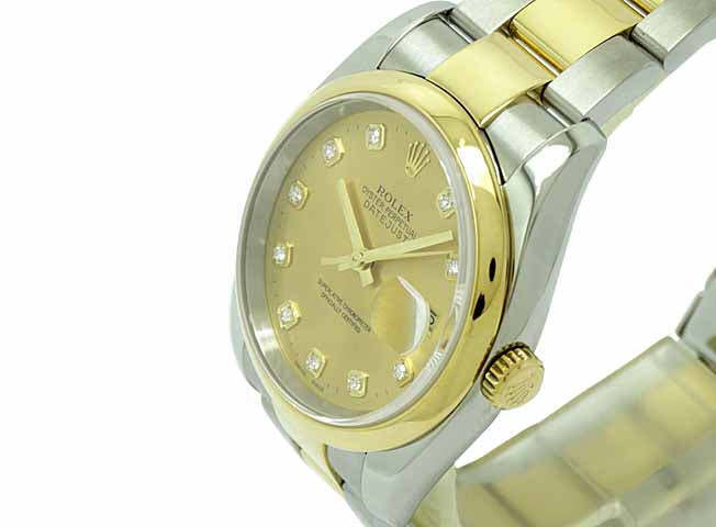 Rolex Datejust Ss/K18Yg