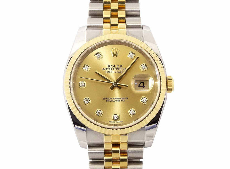 Rolex Datejust Ss/K18Yg