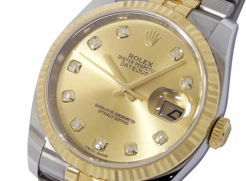 Rolex Datejust Ss/K18Yg