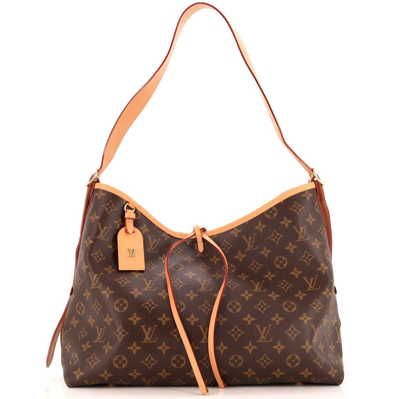 Louis Vuitton Carryall Hobo Canvas Mm