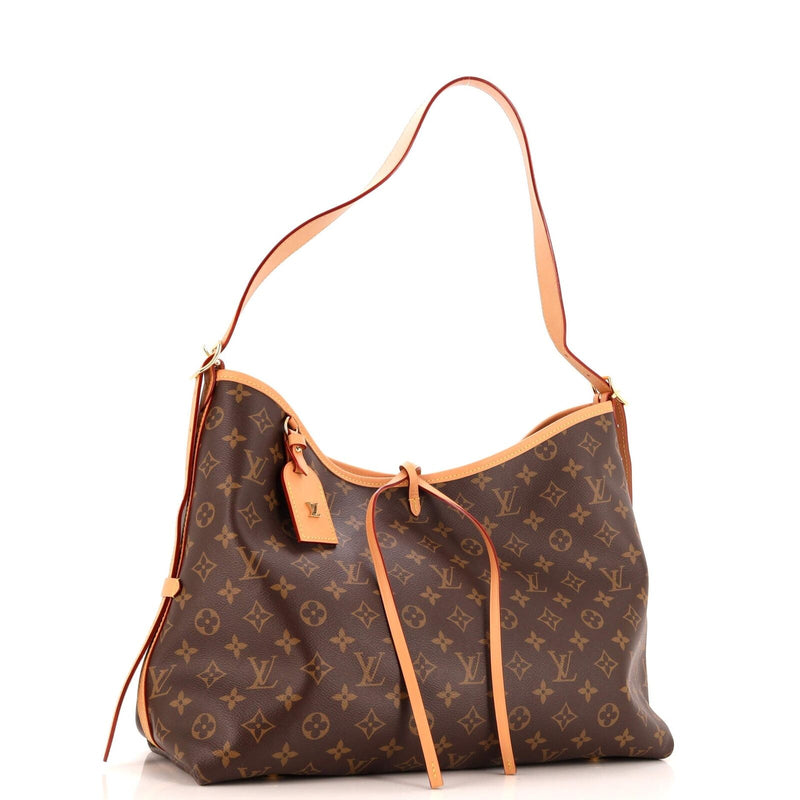 Louis Vuitton Carryall Hobo Canvas Mm