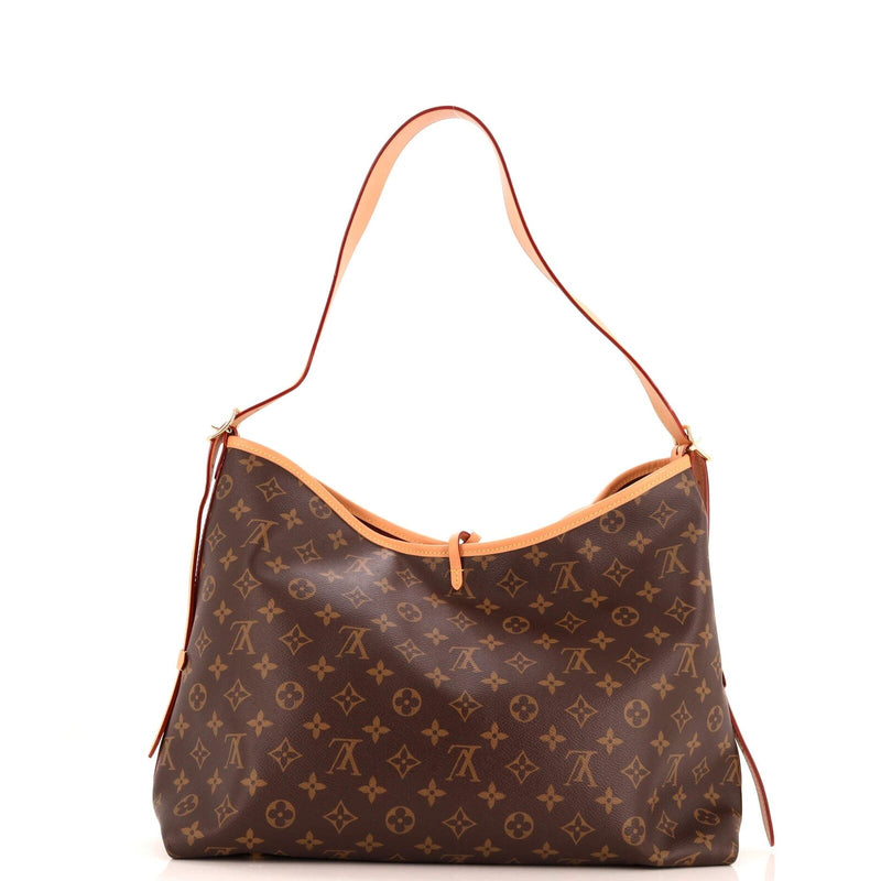 Louis Vuitton Carryall Hobo Canvas Mm