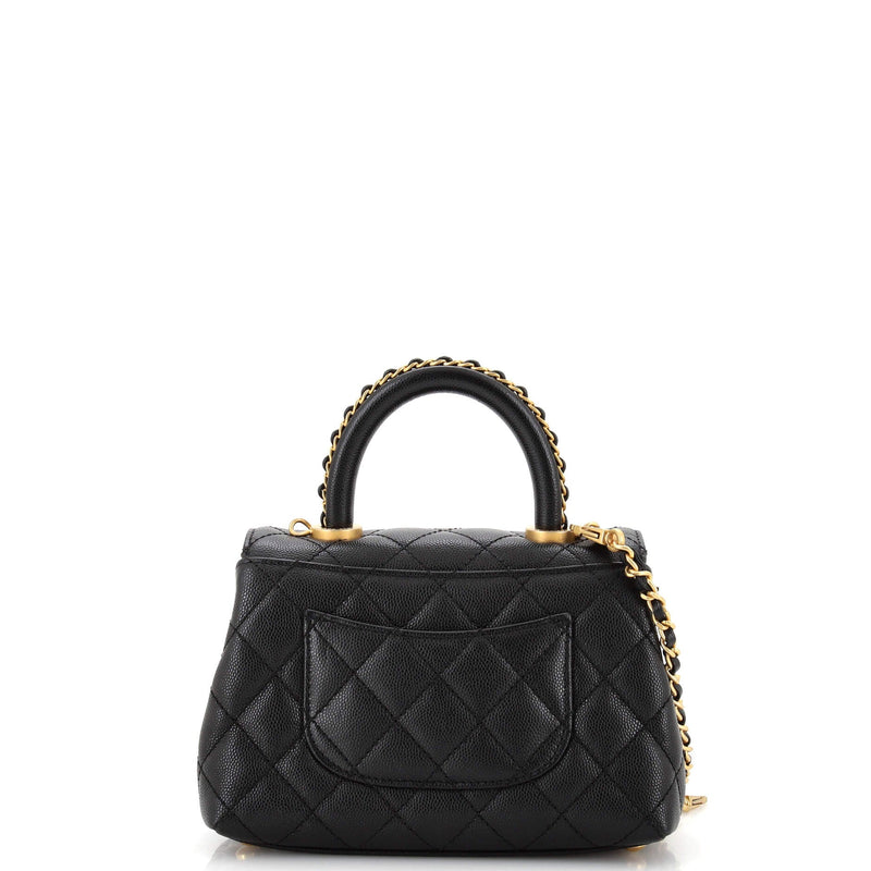 Chanel Coco Top Handle Bag Quilted