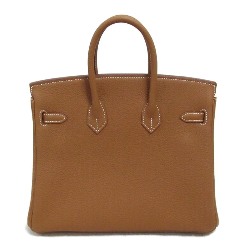 Hermes Birkin 25 Gold Hand Bag U Togo