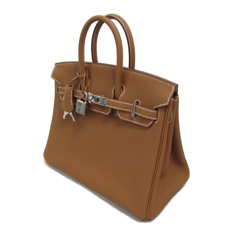 Hermes Birkin 25 Gold Hand Bag U Togo