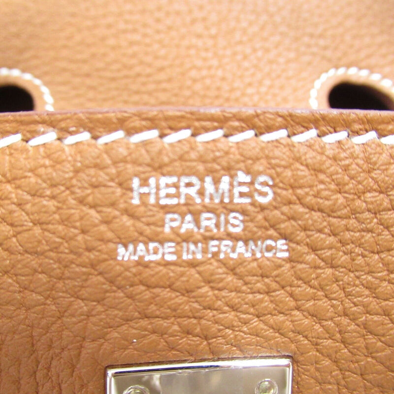 Hermes Birkin 25 Gold Hand Bag U Togo