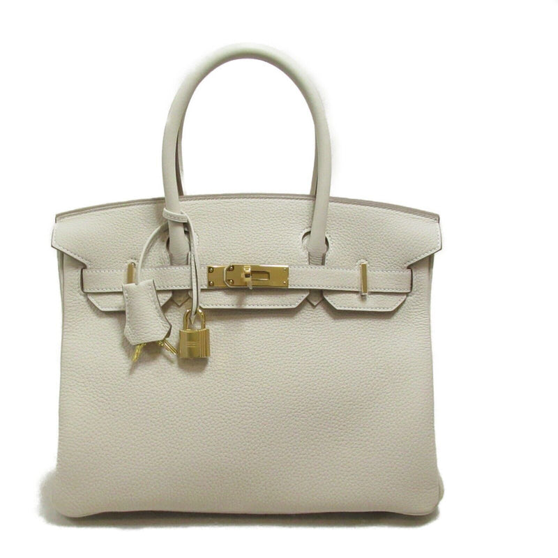 Hermes Birkin 30 Hand Bag W Togo Leather