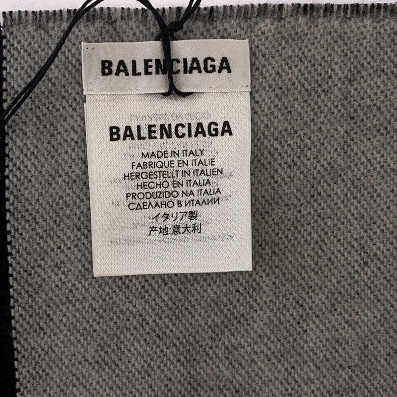 Balenciaga Scarf Stole Wrap Echarpe Wool