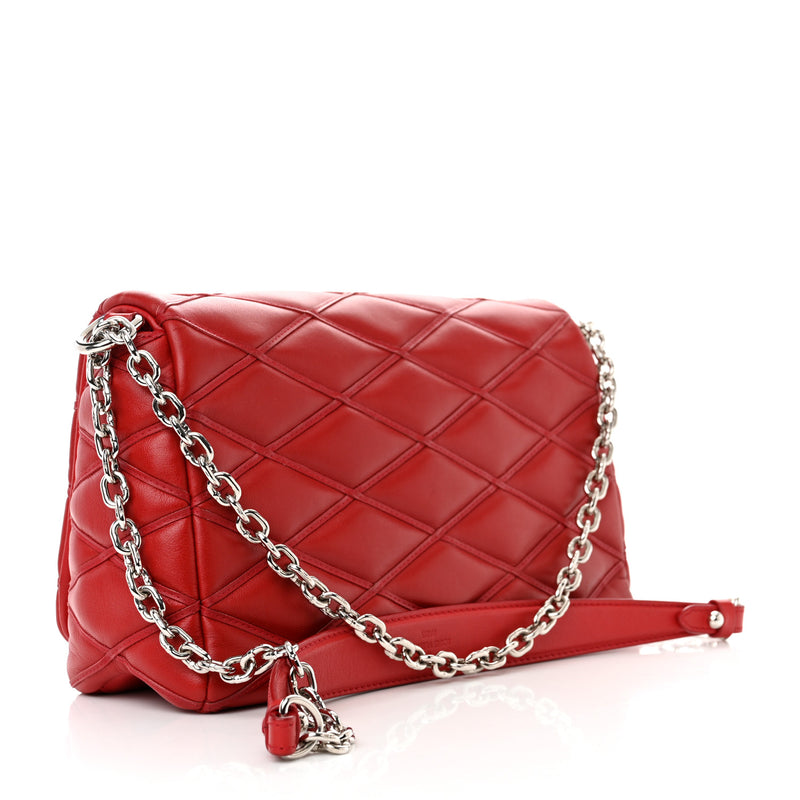 Louis Vuitton Lambskin Malletage Go-14