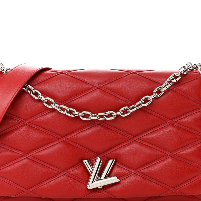 Louis Vuitton Lambskin Malletage Go-14