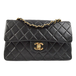 Chanel Black Lambskin Small Classic