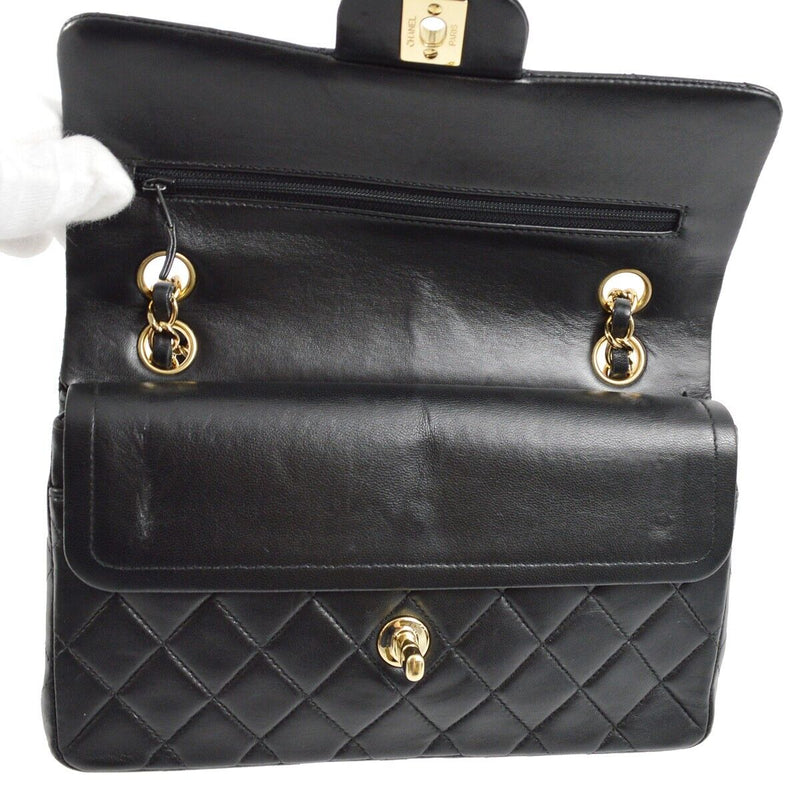 Chanel Black Lambskin Small Classic