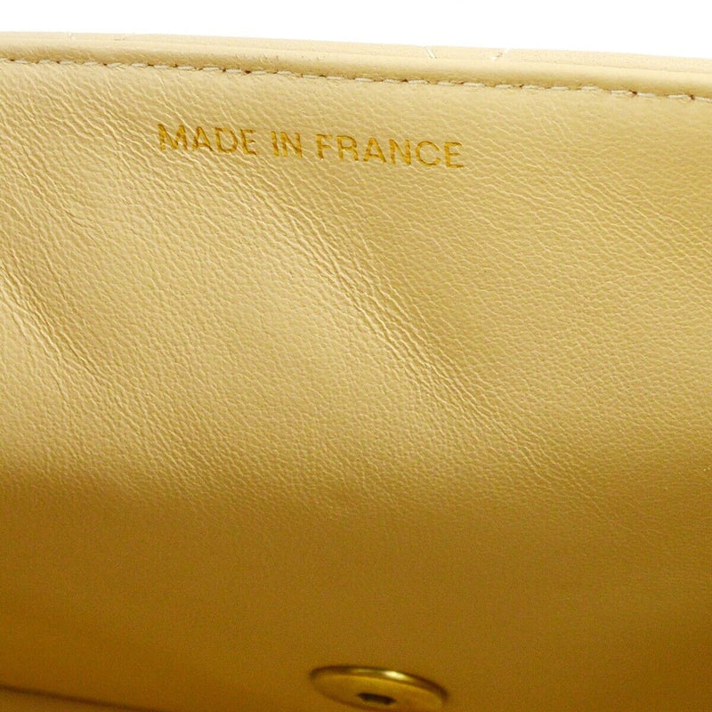 Chanel Beige Lambskin Medium Diana