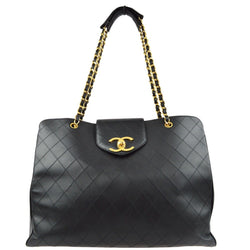 Chanel Black Lambskin Supermodel