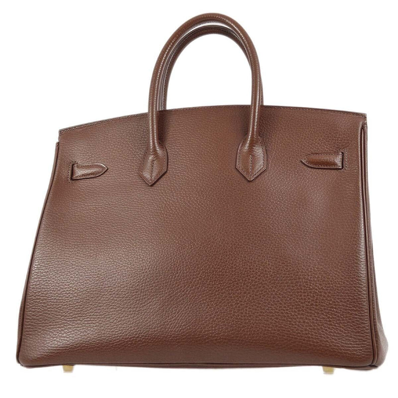 Hermes Brown Ardennes Birkin 35 Handbag