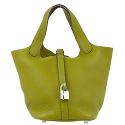 Hermes Green Taurillon Clemence Picotin