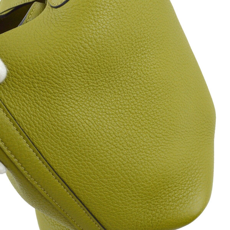 Hermes Green Taurillon Clemence Picotin