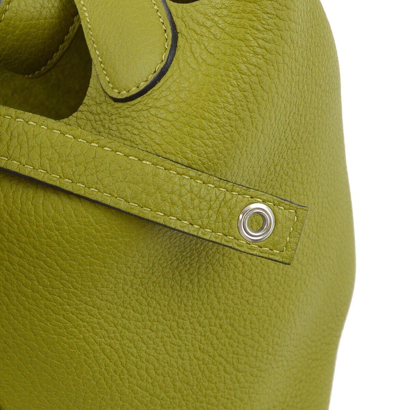 Hermes Green Taurillon Clemence Picotin