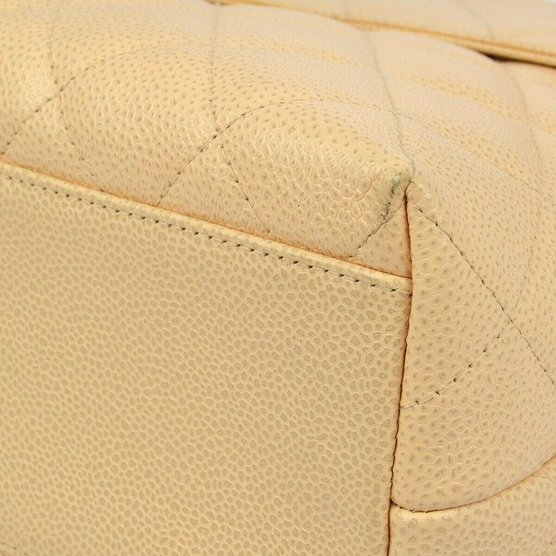 Chanel Beige Caviar Top Handle Handbag