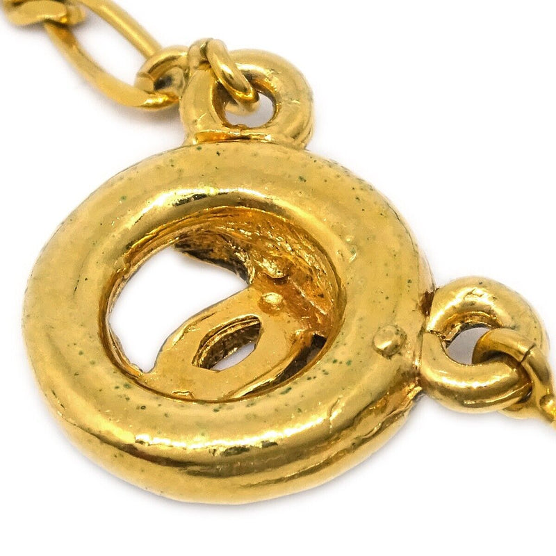 Chanel Medallion Pendant Necklace Gold