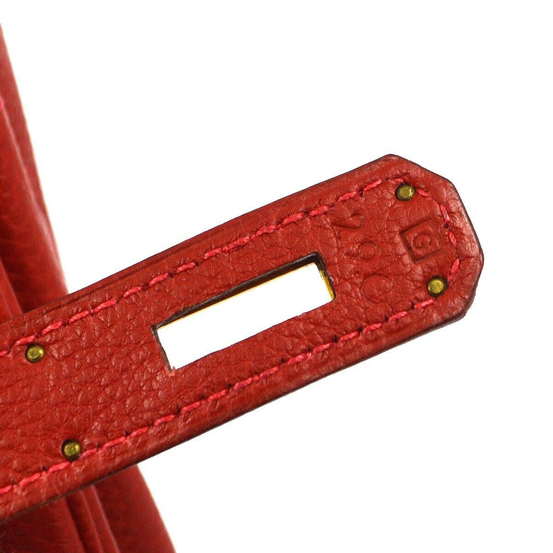 Hermes Vibrato Calf Red Birkin 35