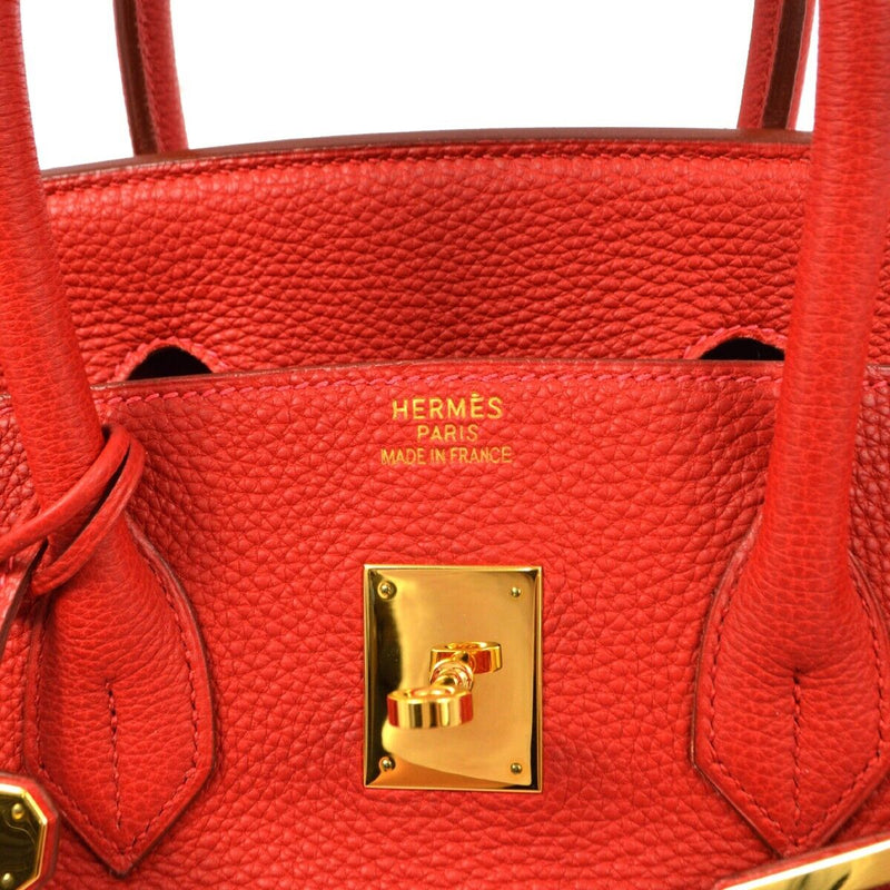 Hermes Vibrato Calf Red Birkin 35