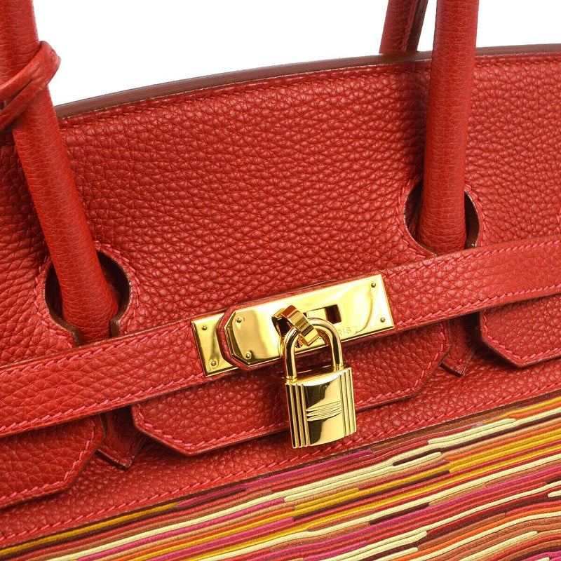 Hermes Vibrato Calf Red Birkin 35