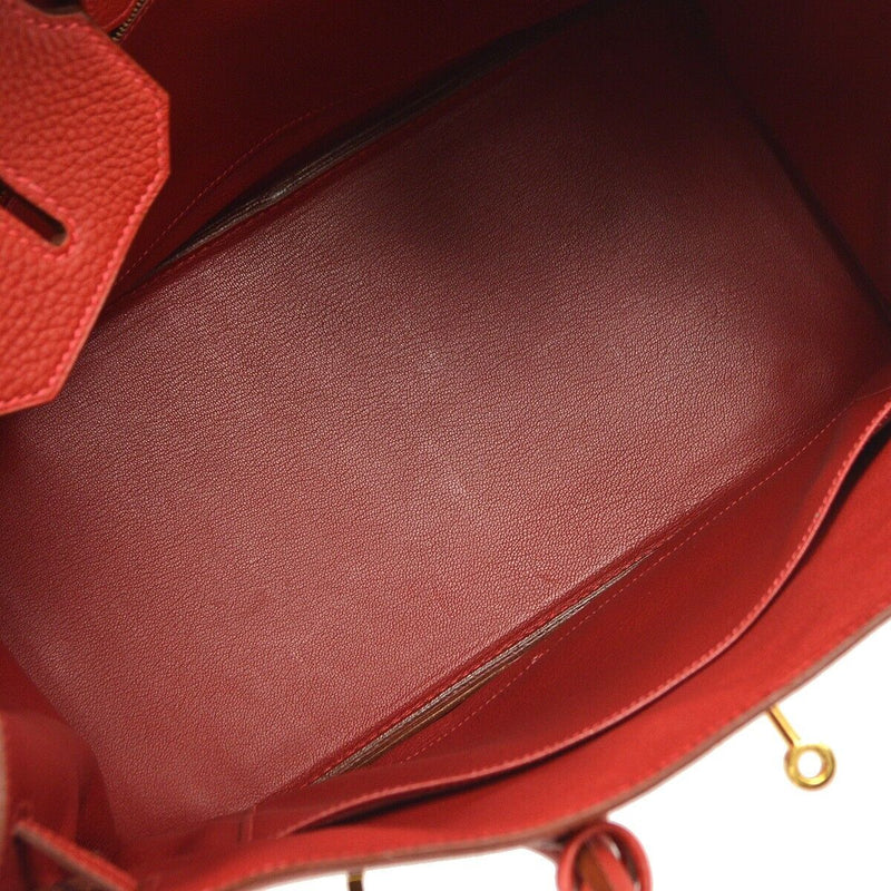 Hermes Vibrato Calf Red Birkin 35