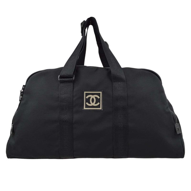 Chanel Black Nylon Sport Line Duffle Gym