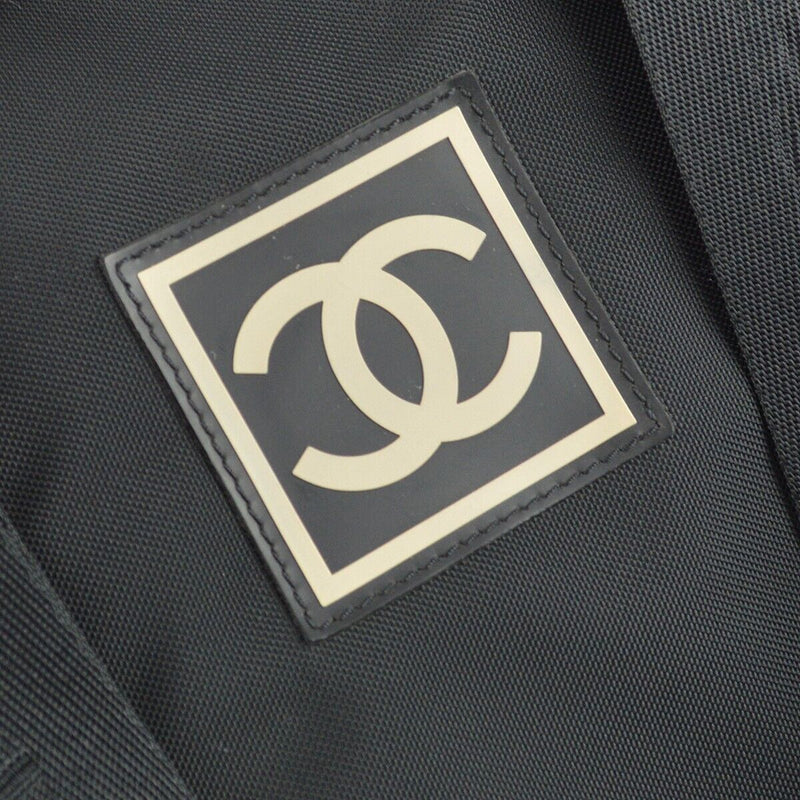 Chanel Black Nylon Sport Line Duffle Gym