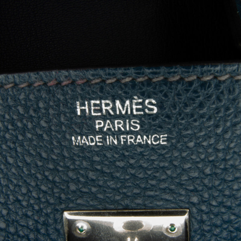 Hermès Togo Birkin 35 Blue Dark