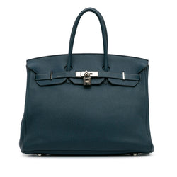 Hermès Togo Birkin 35 Blue Dark