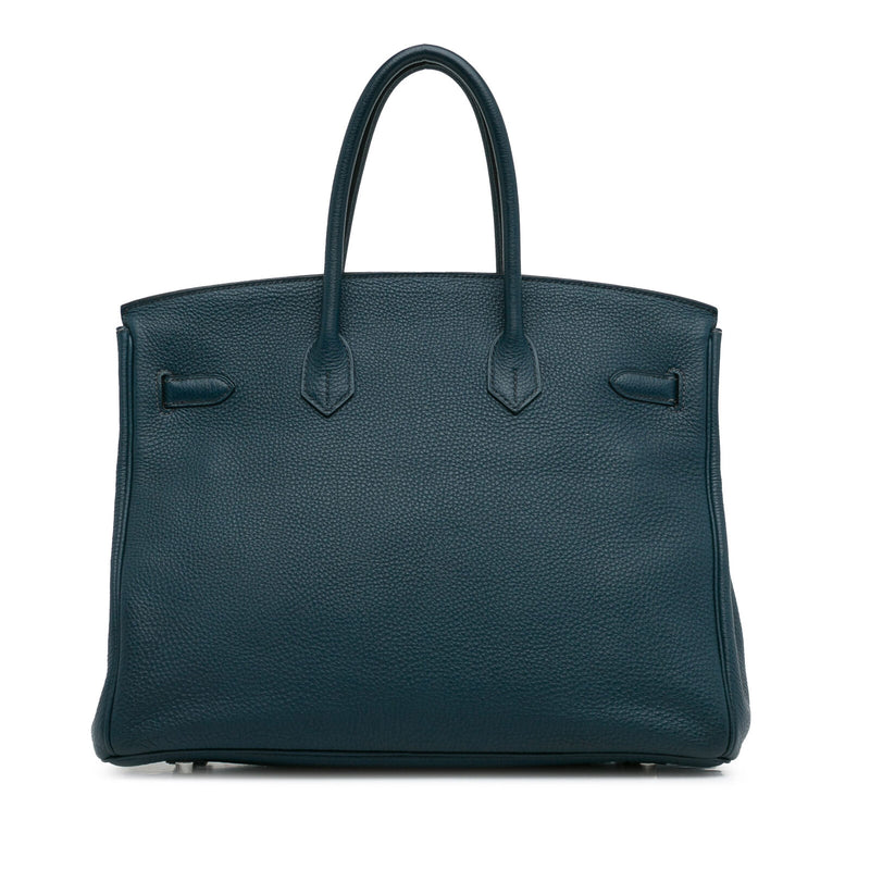 Hermès Togo Birkin 35 Blue Dark