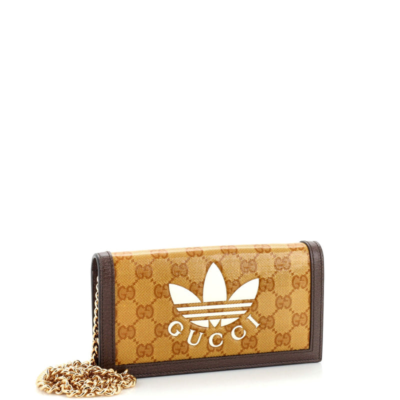 Gucci X Adidas Wallet On Chain Gg Coated