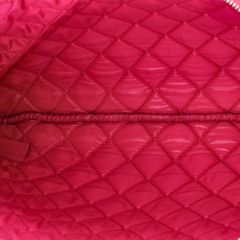 Chanel O Case Clutch Quilted Caviar