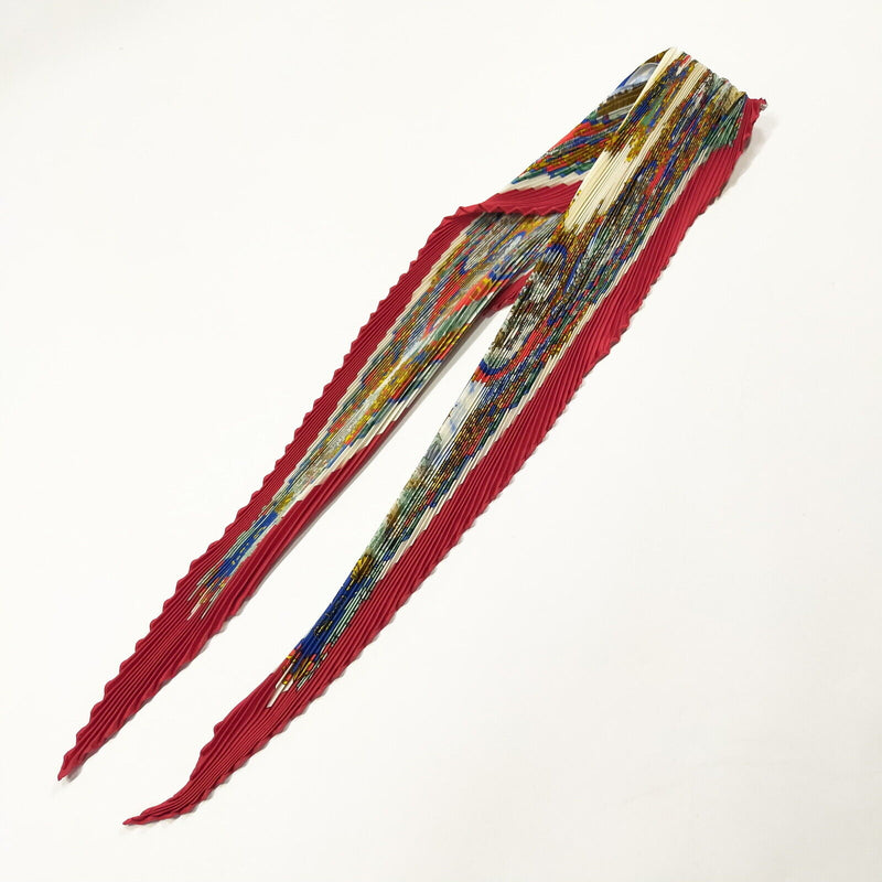 Hermes Scarf Pleats Scarve Reds