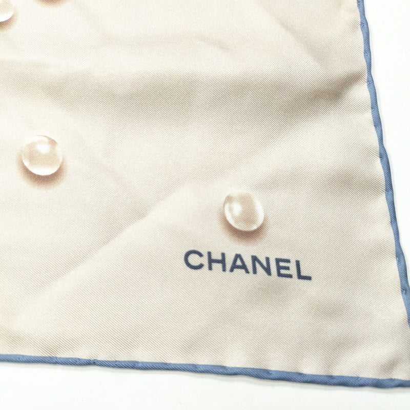 Chanel Scarf Beiges Blue
