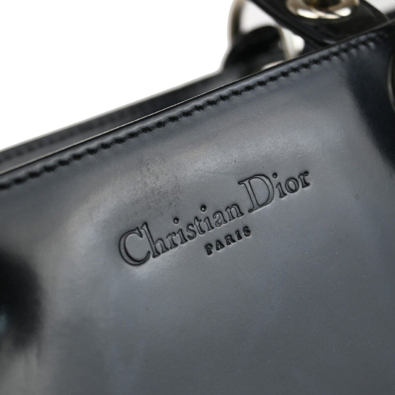 Christian Dior Lady Tote Hand Bag Patent