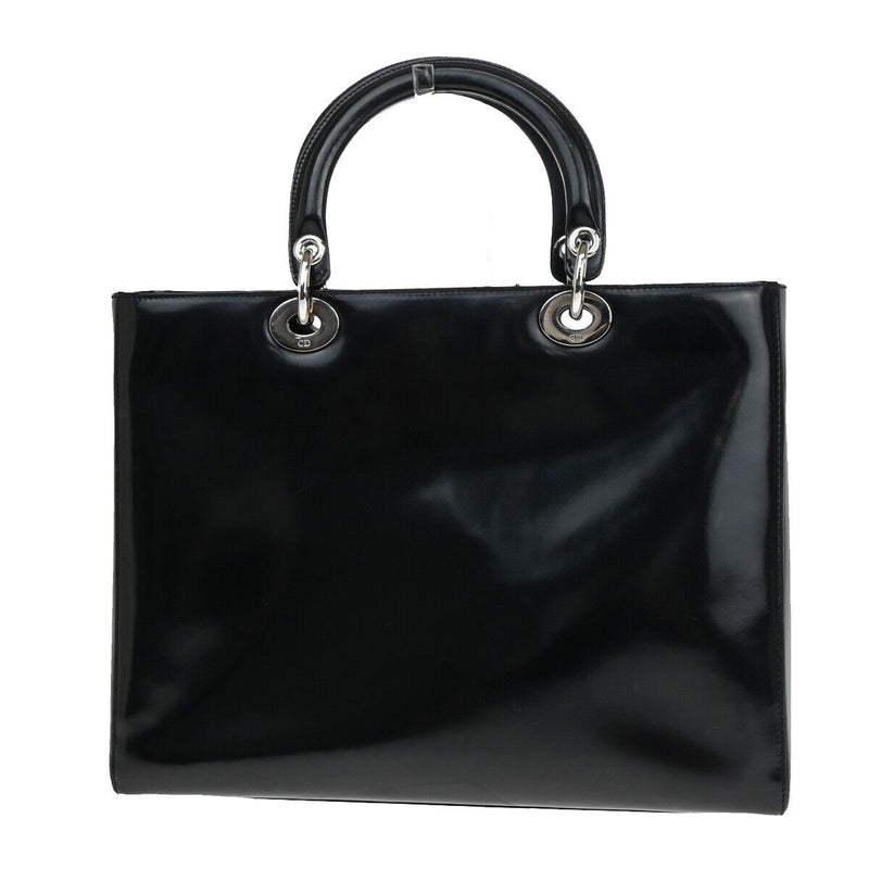 Christian Dior Lady Tote Hand Bag Patent