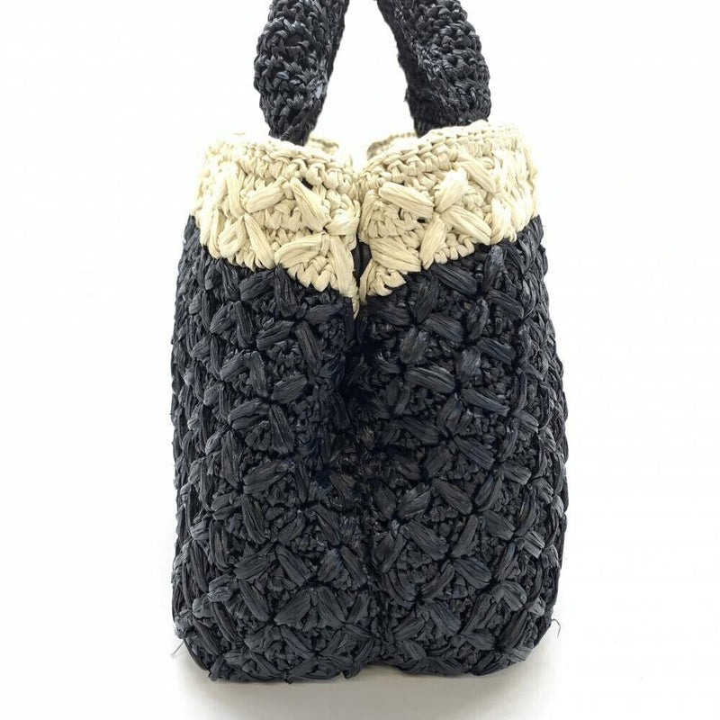 Prada Raffia Canapa Tote Bag Shoulder