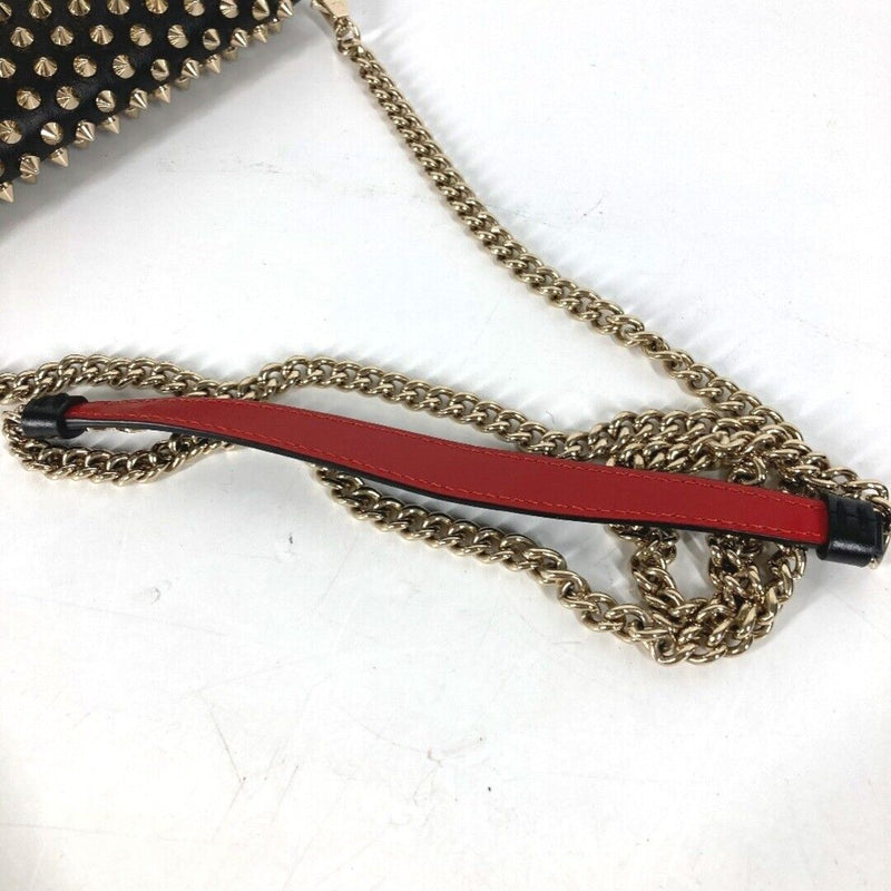 Christian Louboutin Clutch Bag Black Red