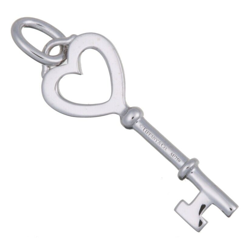 Tiffany & Co. Heart Key Diamond Necklace