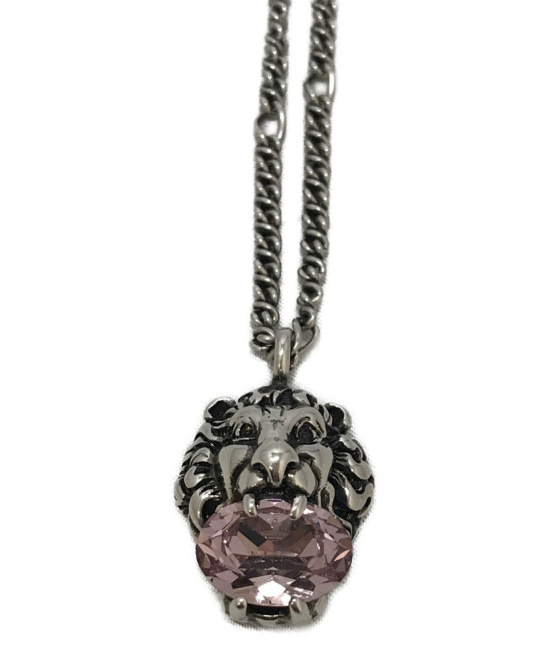 Gucci Necklace Chain  Logo Lion Head