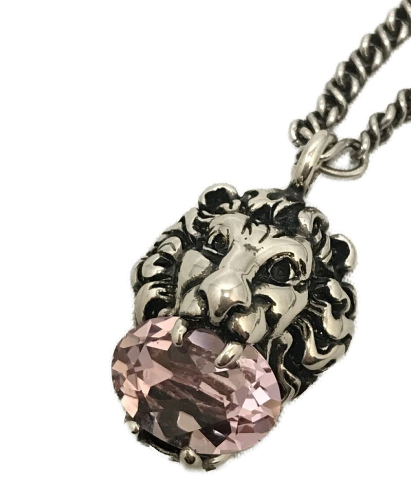 Gucci Necklace Chain  Logo Lion Head