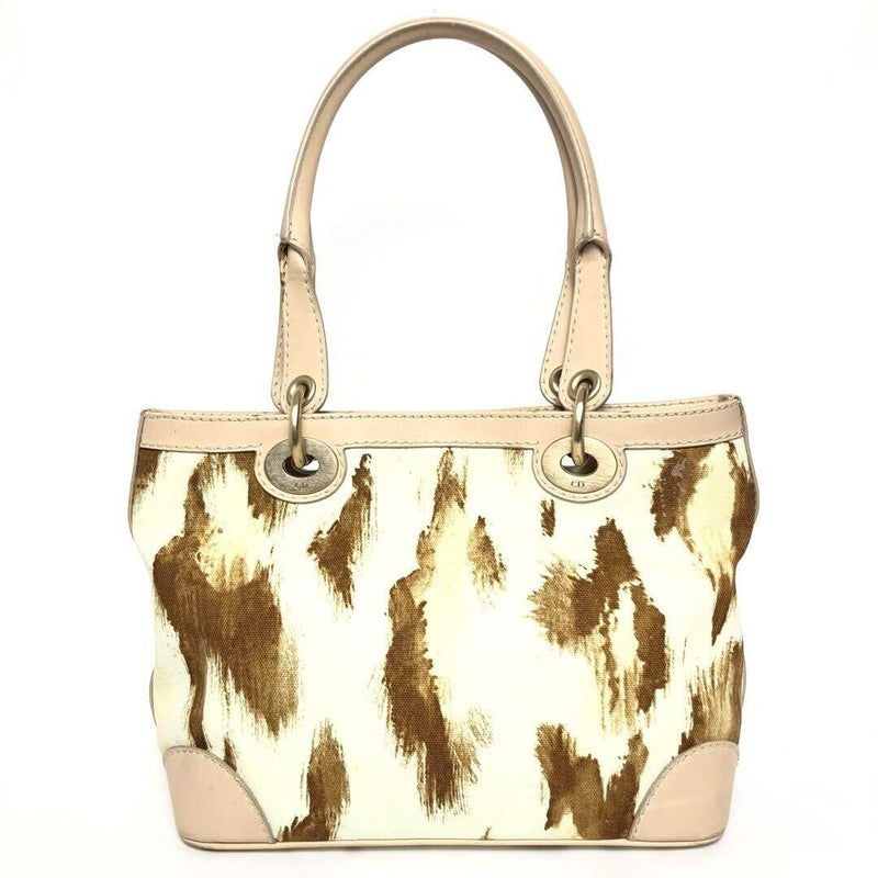 Christian Dior Handbag Tote Bag Leopard